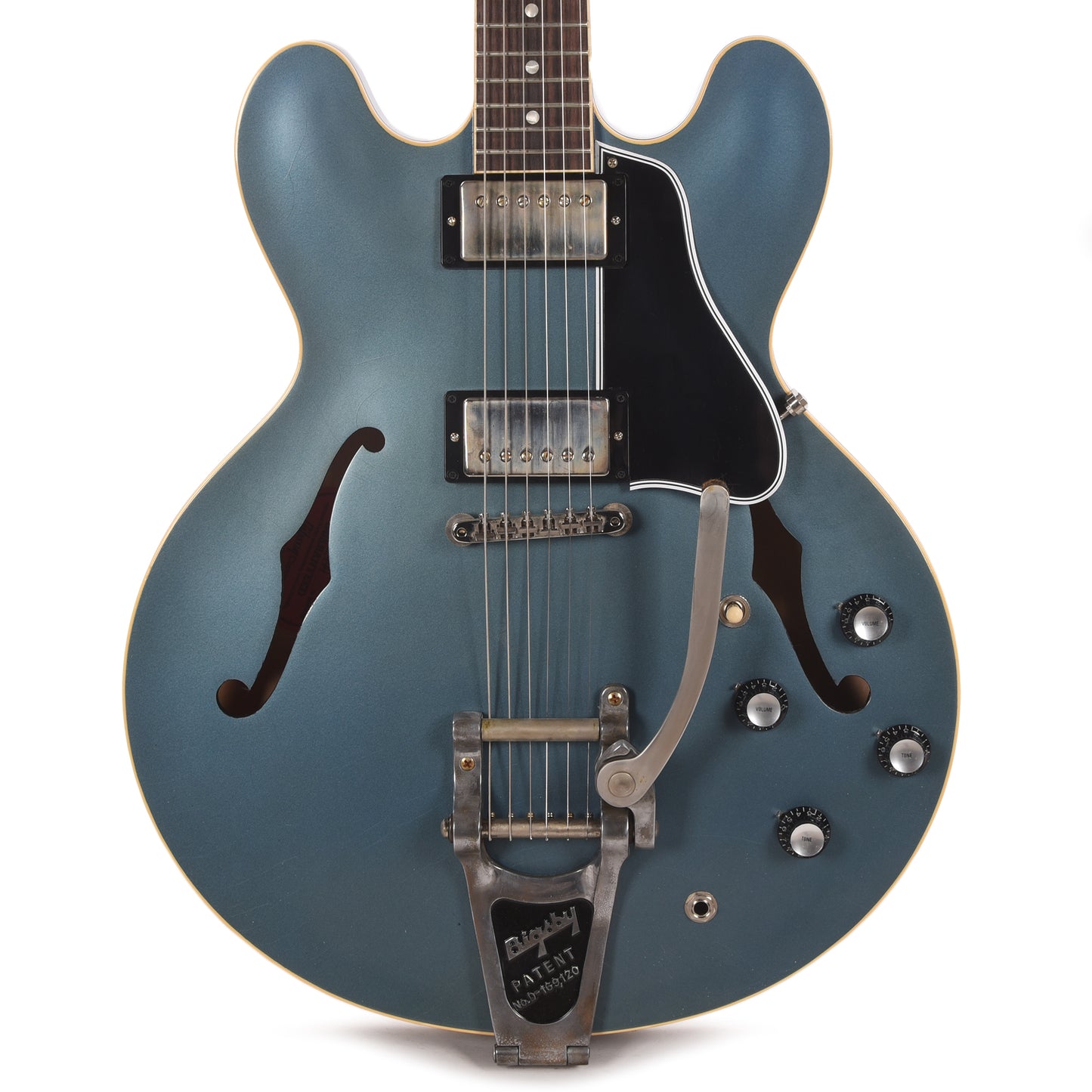 Gibson Custom Shop 1961 ES-335 Reissue "CME Spec" Heavy Antique Pelham Blue Murphy Lab Ultra Light Aged w/Bigsby Electric Guitars / Semi-Hollow