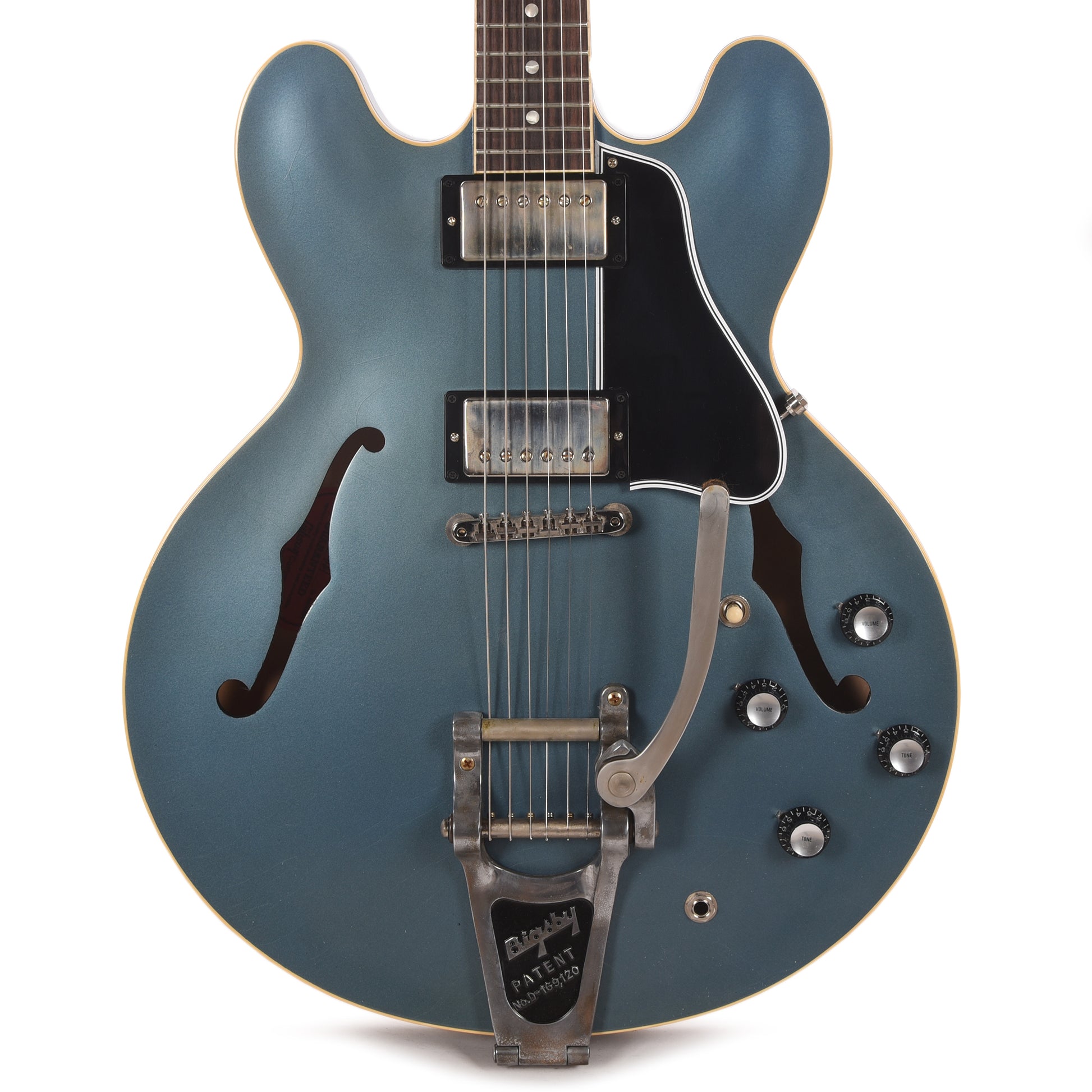 Gibson Custom Shop 1961 ES-335 Reissue "CME Spec" Heavy Antique Pelham Blue Murphy Lab Ultra Light Aged w/Bigsby Electric Guitars / Semi-Hollow