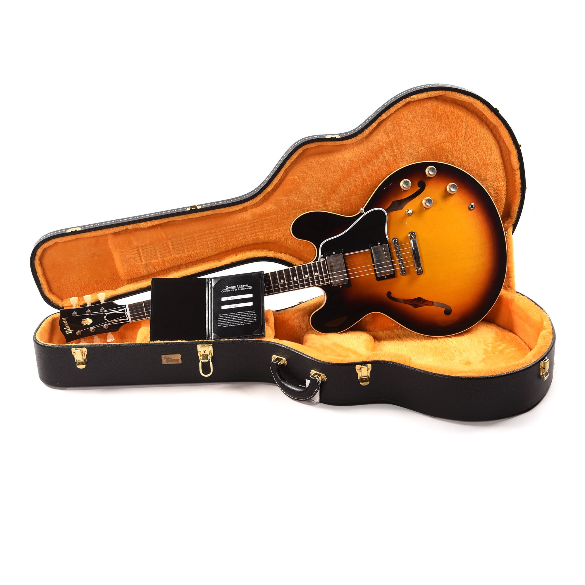 Gibson Custom Shop 1961 ES-335 Reissue Vintage Burst VOS Electric Guitars / Semi-Hollow