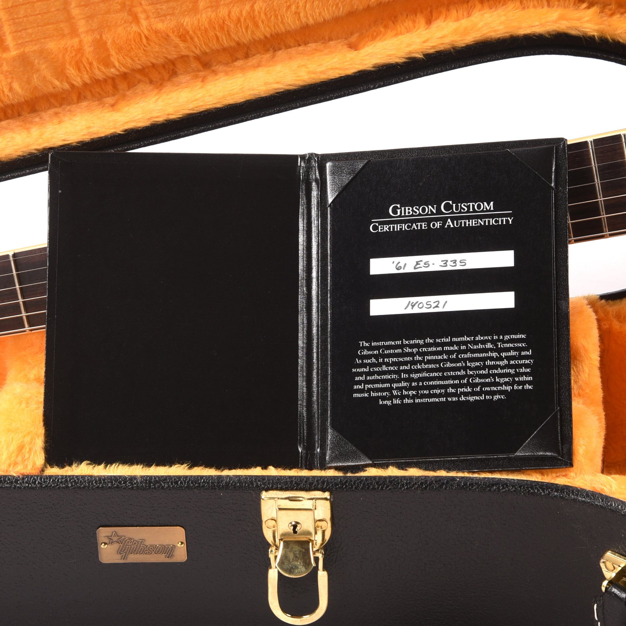 Gibson Custom Shop 1961 ES-335 Reissue Vintage Burst VOS Electric Guitars / Semi-Hollow