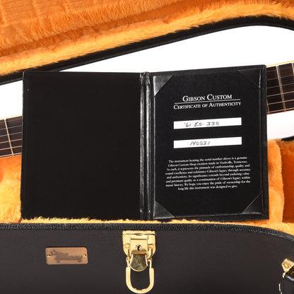 Gibson Custom Shop 1961 ES-335 Reissue Vintage Burst VOS Electric Guitars / Semi-Hollow