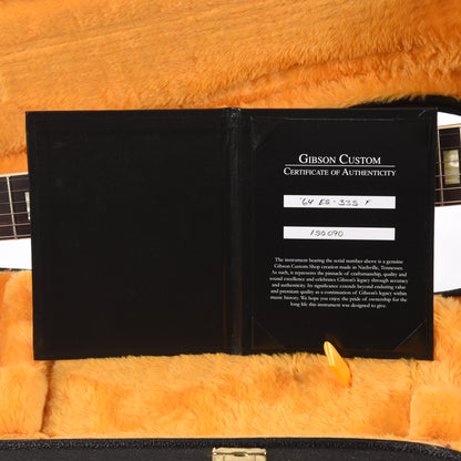Gibson Custom Shop 1964 ES-335 Figured Sunrise Tea Burst Gloss Electric Guitars / Semi-Hollow