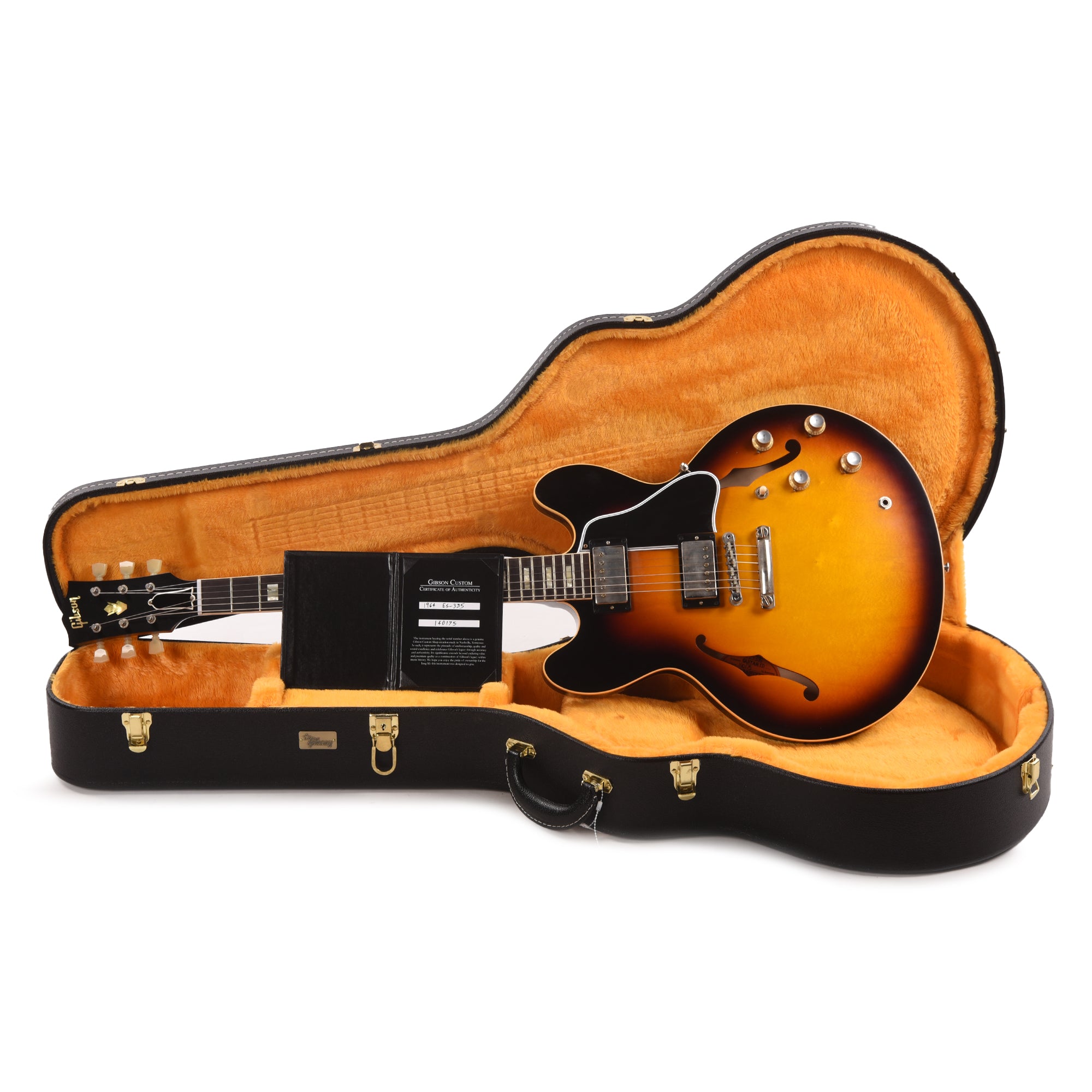 Gibson Custom Shop 1964 ES-335 Reissue Vintage Burst VOS Electric Guitars / Semi-Hollow