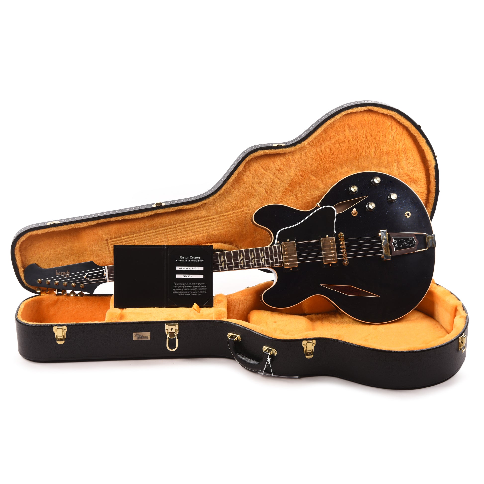 Gibson Custom Shop 1964 Trini Lopez Reissue "CME Spec" Antique Brunswick Blue Sparkle VOS Electric Guitars / Semi-Hollow