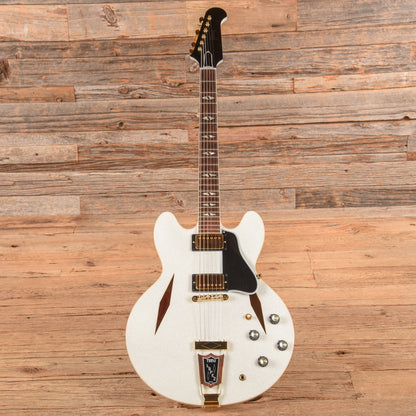 Gibson Custom Shop 1964 Trini Lopez Reissue "CME Spec" White Sparkle VOS Electric Guitars / Semi-Hollow