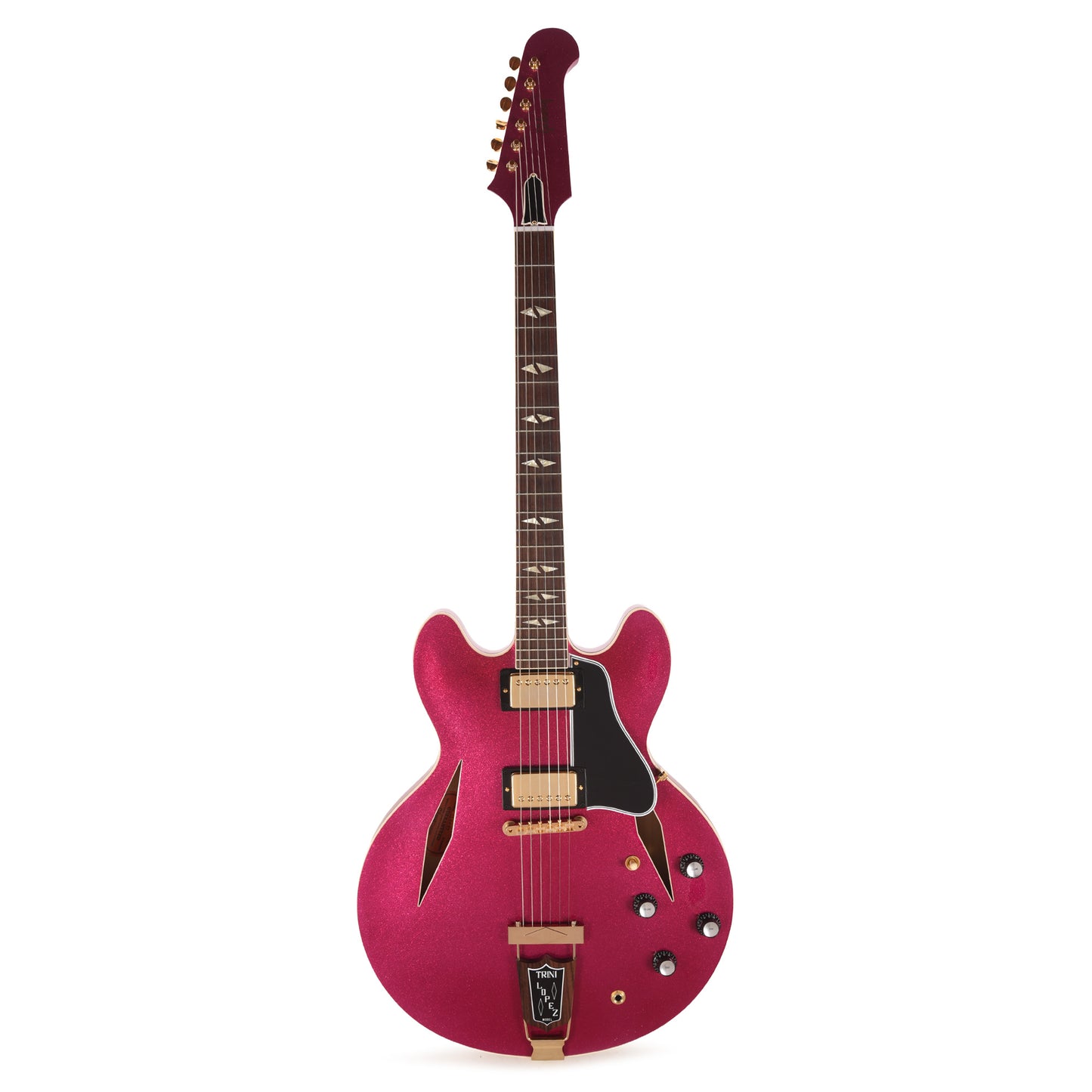 Gibson Custom Shop 1964 Trini Lopez Standard "CME Spec" Pink Sparkle Gloss Electric Guitars / Semi-Hollow