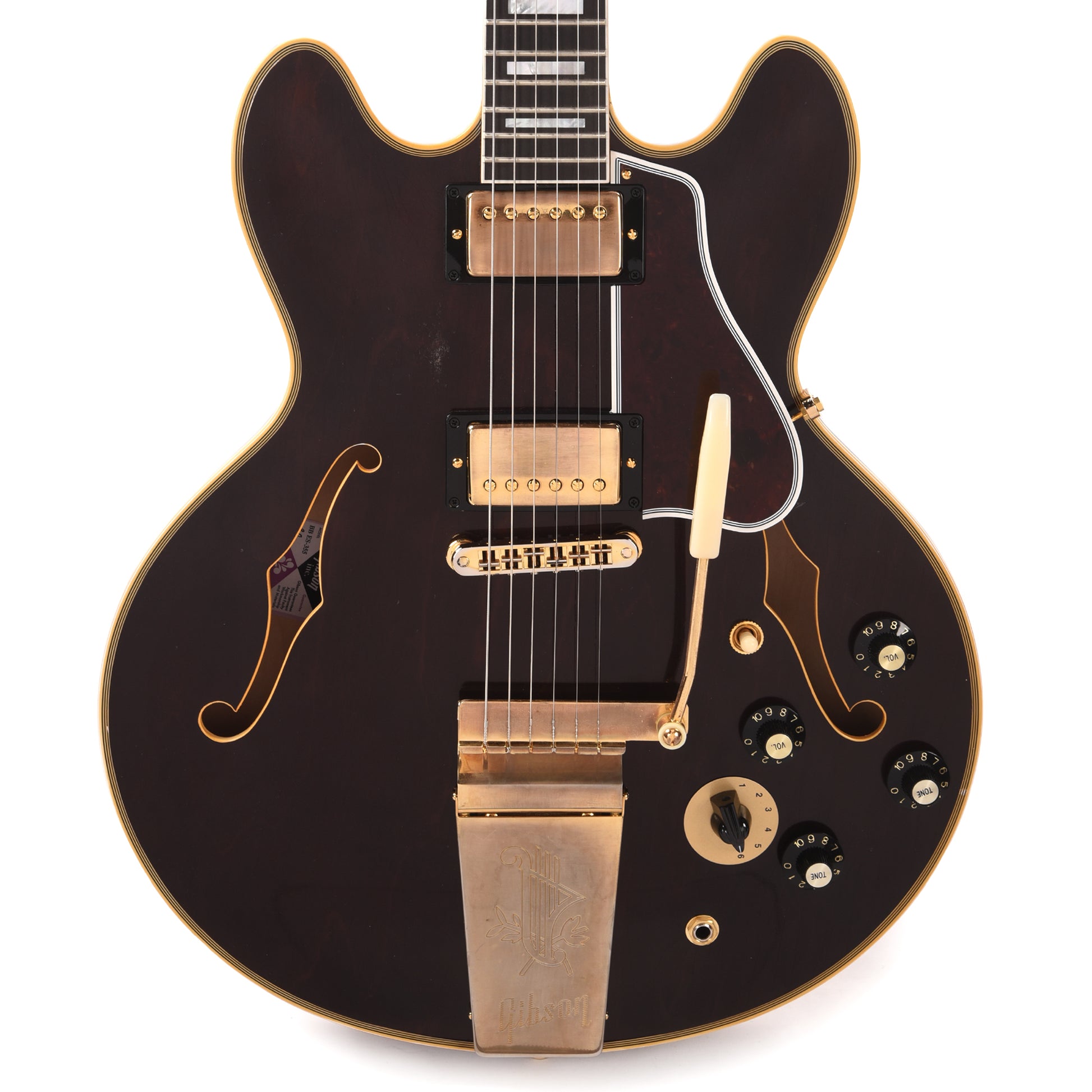Gibson Custom Shop B.B. King "Rumble in the Jungle" 1974 ES-335 Walnut Murphy Lab Light Aged Electric Guitars / Semi-Hollow