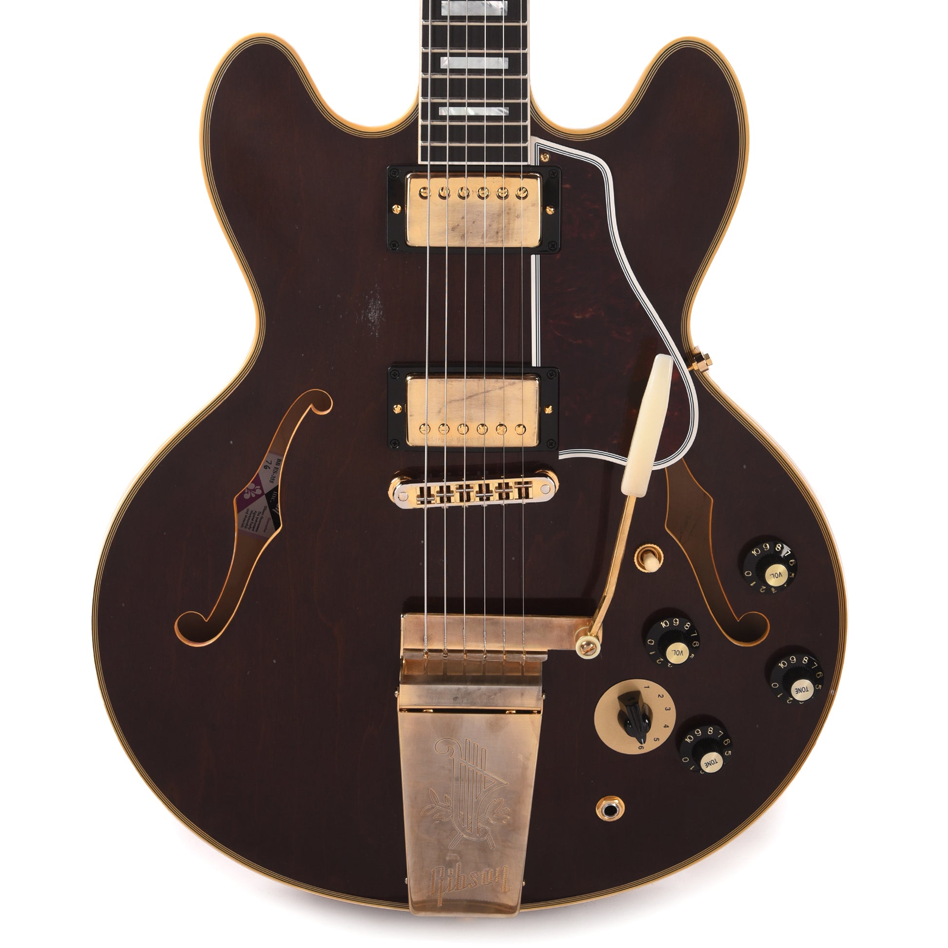 Gibson Custom Shop B.B. King "Rumble in the Jungle" 1974 ES-335 Walnut Murphy Lab Light Aged Electric Guitars / Semi-Hollow