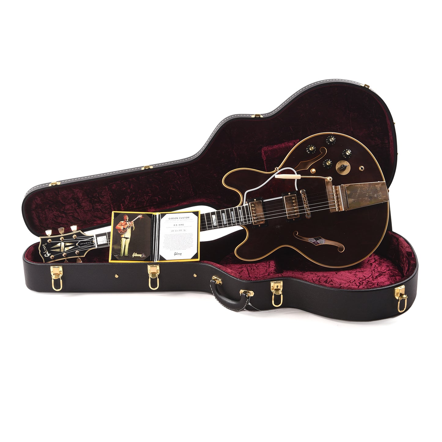 Gibson Custom Shop B.B. King "Rumble in the Jungle" 1974 ES-335 Walnut Murphy Lab Light Aged Electric Guitars / Semi-Hollow