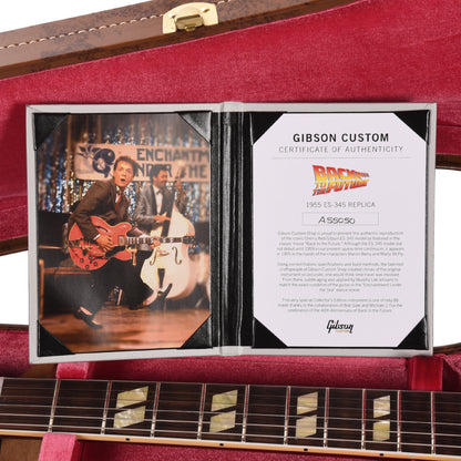 Gibson Custom Shop Collector's Edition Back to the Future "1955" ES-345 Murphy Lab Aged Cherry Electric Guitars / Semi-Hollow
