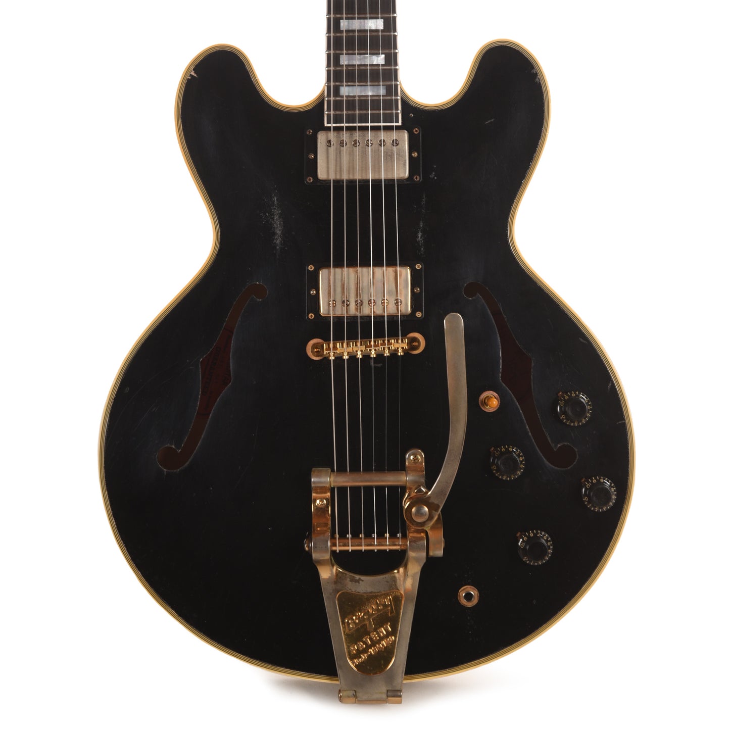 Gibson Custom Shop Keith Richards Collector's Edition ES-355 Ebony Murphy Lab Aged w/Bigsby Electric Guitars / Semi-Hollow