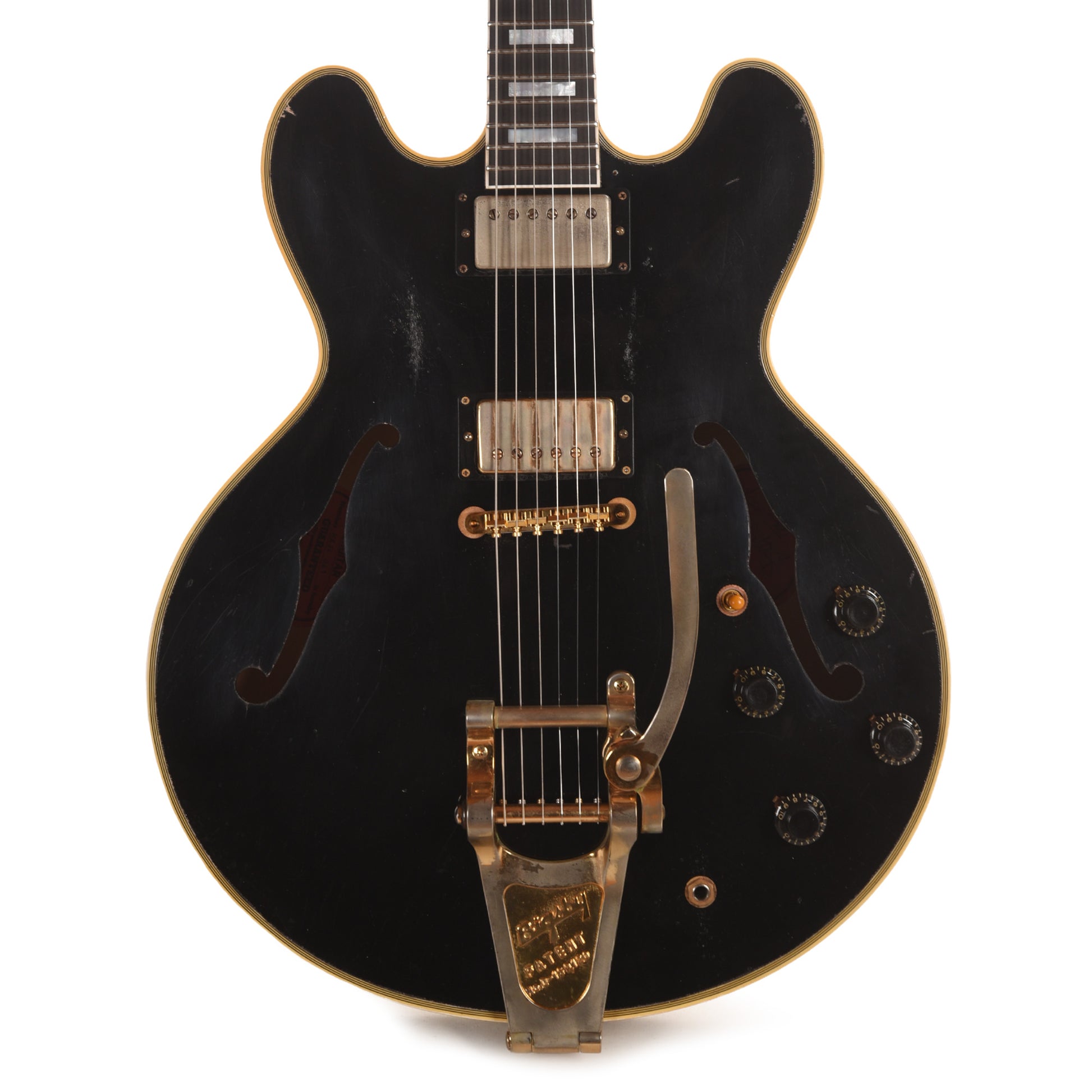 Gibson Custom Shop Keith Richards Collector's Edition ES-355 Ebony Murphy Lab Aged w/Bigsby Electric Guitars / Semi-Hollow