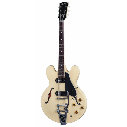 Gibson Custom Shop Limited Edition 1959 ES-330 Reissue VOS Antique White w/Bigsby Electric Guitars / Semi-Hollow