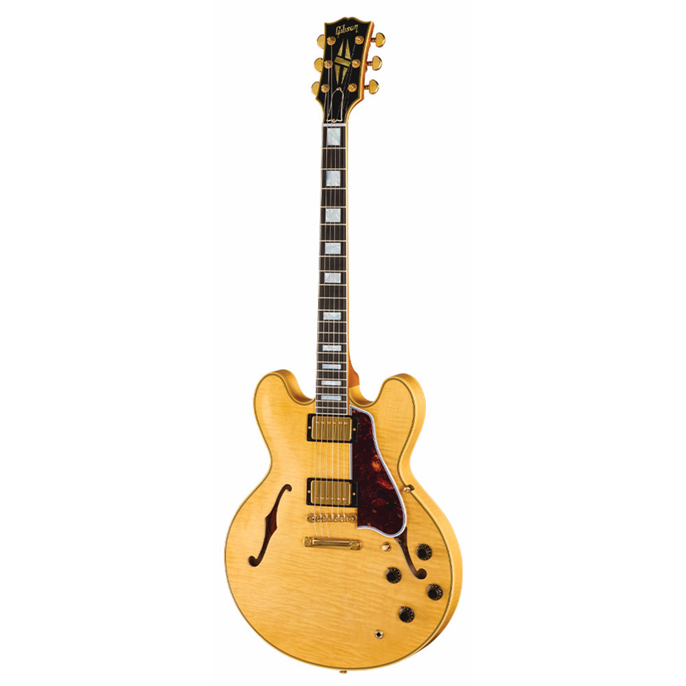 Gibson Custom Shop Limited Edition 1960 ES-355 Reissue Figured Light Aged Antique Blonde Electric Guitars / Semi-Hollow