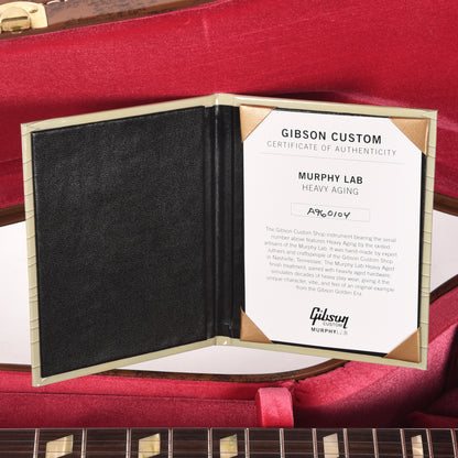 Gibson Custom Shop Limited Run 1959 ES-345 Antique Ebony Murphy Lab Heavy Aged Electric Guitars / Semi-Hollow