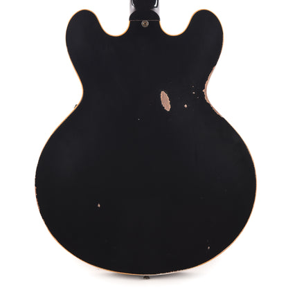 Gibson Custom Shop Limited Run 1959 ES-345 Antique Ebony Murphy Lab Heavy Aged Electric Guitars / Semi-Hollow