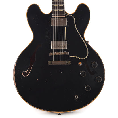 Gibson Custom Shop Limited Run 1959 ES-345 Antique Ebony Murphy Lab Heavy Aged Electric Guitars / Semi-Hollow