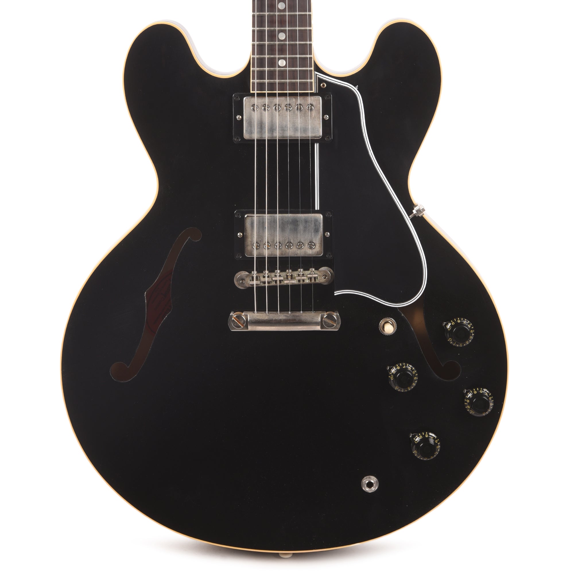 Gibson Custom Shop Murphy Lab 1959 ES-335 Reissue Ebony Ultra Light Aged Electric Guitars / Semi-Hollow