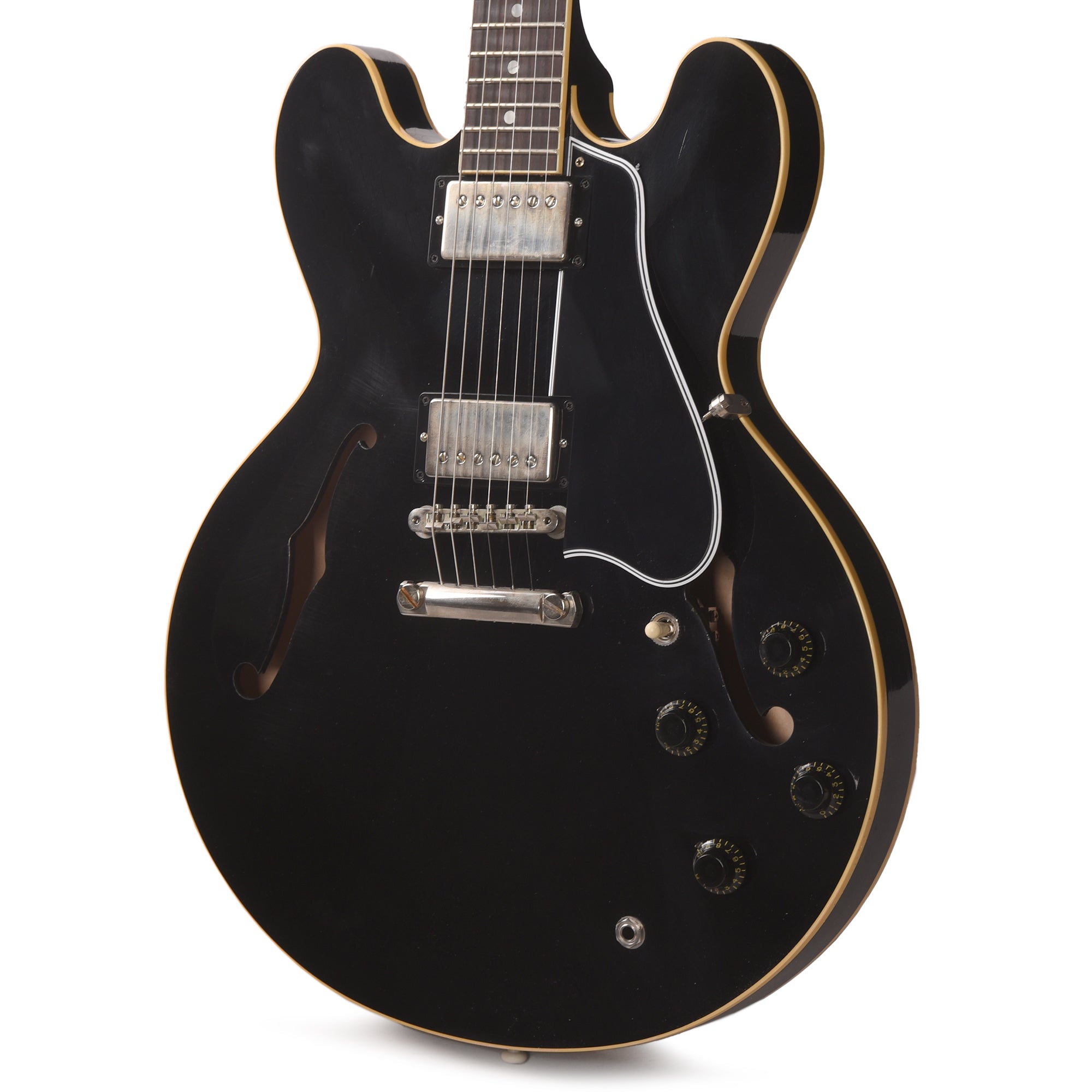 Gibson Custom Shop Murphy Lab 1959 ES-335 Reissue Ebony Ultra Light Aged Electric Guitars / Semi-Hollow
