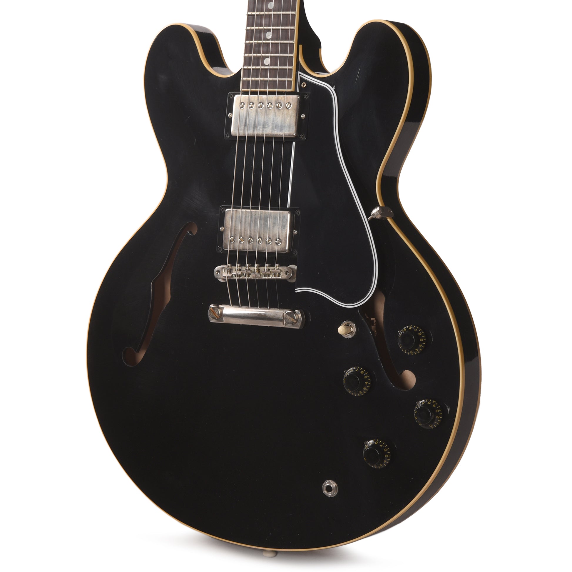 Gibson Custom Shop Murphy Lab 1959 ES-335 Reissue Ebony Ultra Light Aged Electric Guitars / Semi-Hollow
