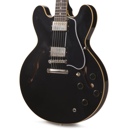 Gibson Custom Shop Murphy Lab 1959 ES-335 Reissue Ebony Ultra Light Aged Electric Guitars / Semi-Hollow