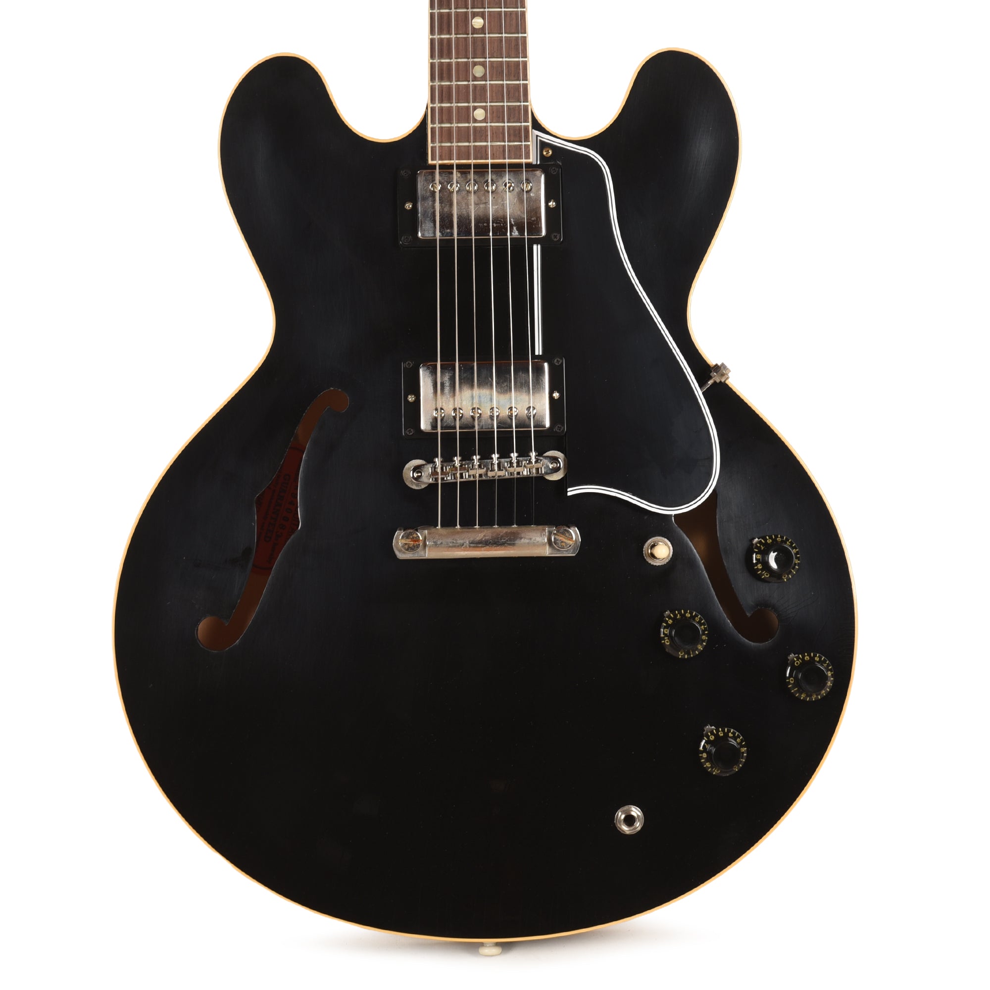 Gibson Custom Shop Murphy Lab 1959 ES-335 Reissue Ebony Ultra Light Aged Electric Guitars / Semi-Hollow
