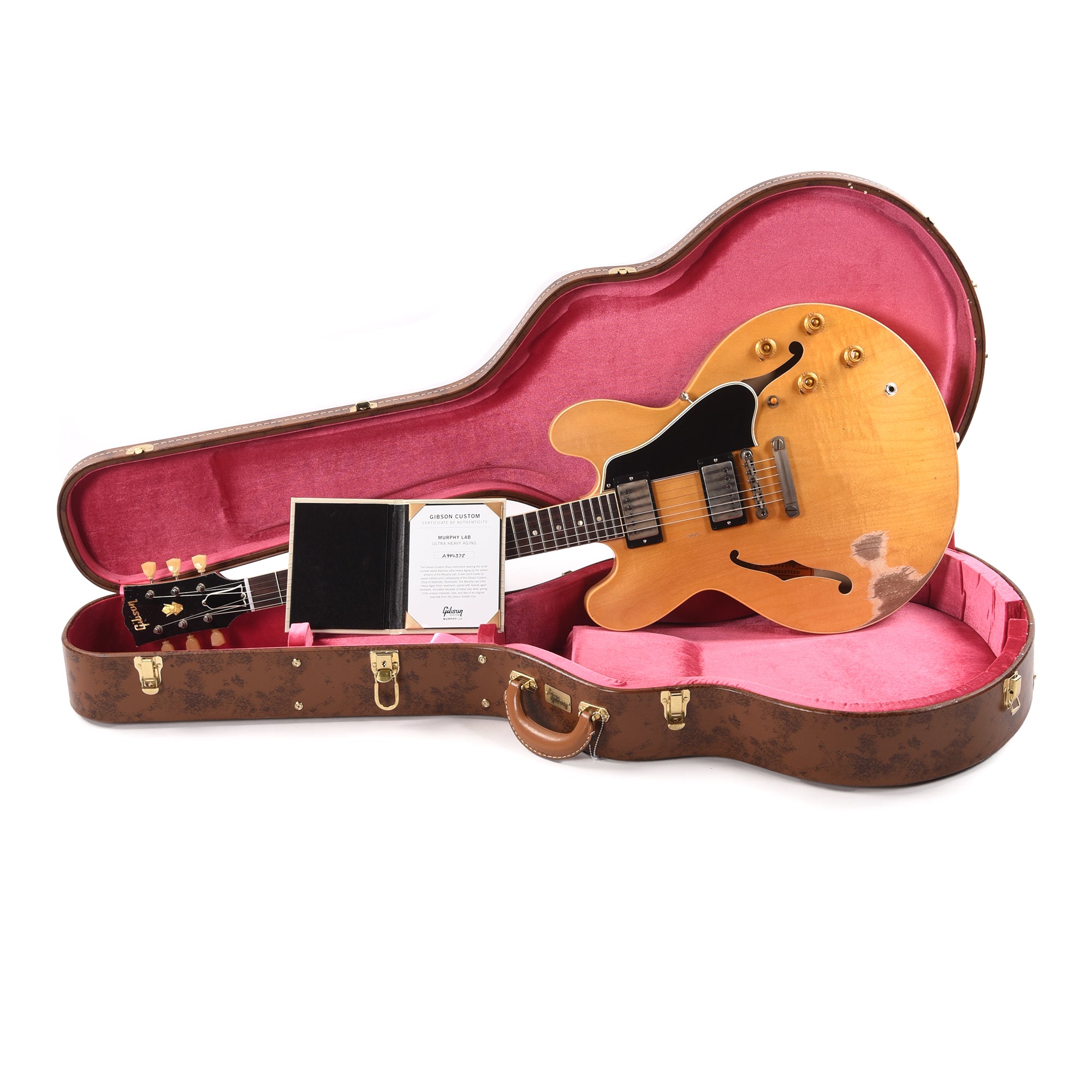 Gibson Custom Shop Murphy Lab 1959 ES-335 Reissue Vintage Natural Ultra Heavy Aged Electric Guitars / Semi-Hollow