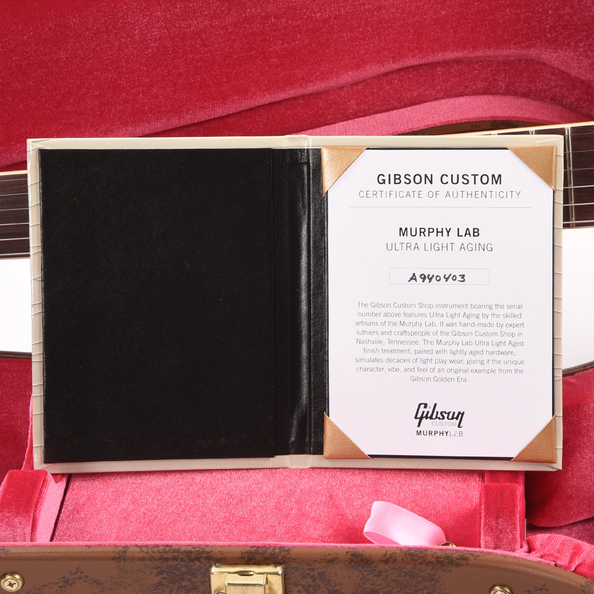 Gibson Custom Shop Murphy Lab 1959 ES-335 Reissue Vintage Natural Ultra Light Aged Electric Guitars / Semi-Hollow