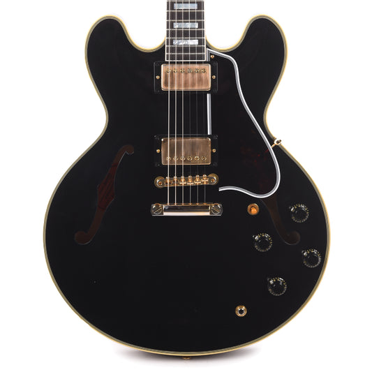 Gibson Custom Shop Murphy Lab 1959 ES-355 Reissue Ebony Ultra Light Aged w/Stop Bar Electric Guitars / Semi-Hollow