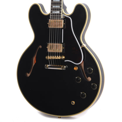 Gibson Custom Shop Murphy Lab 1959 ES-355 Reissue Ebony Ultra Light Aged w/Stop Bar Electric Guitars / Semi-Hollow