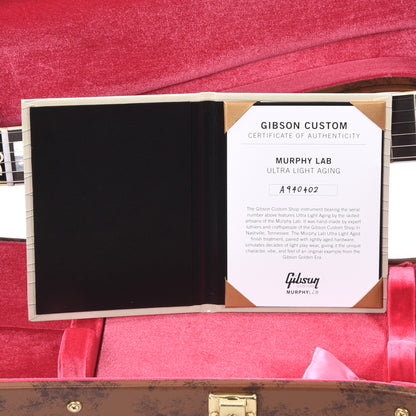 Gibson Custom Shop Murphy Lab 1959 ES-355 Reissue Ebony Ultra Light Aged w/Stop Bar Electric Guitars / Semi-Hollow
