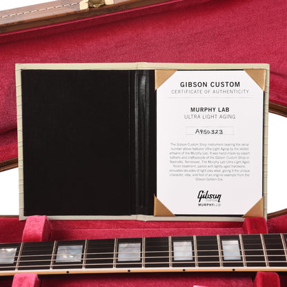 Gibson Custom Shop Murphy Lab 1959 ES-355 Reissue Ebony Ultra Light Aged w/Stop Bar Electric Guitars / Semi-Hollow