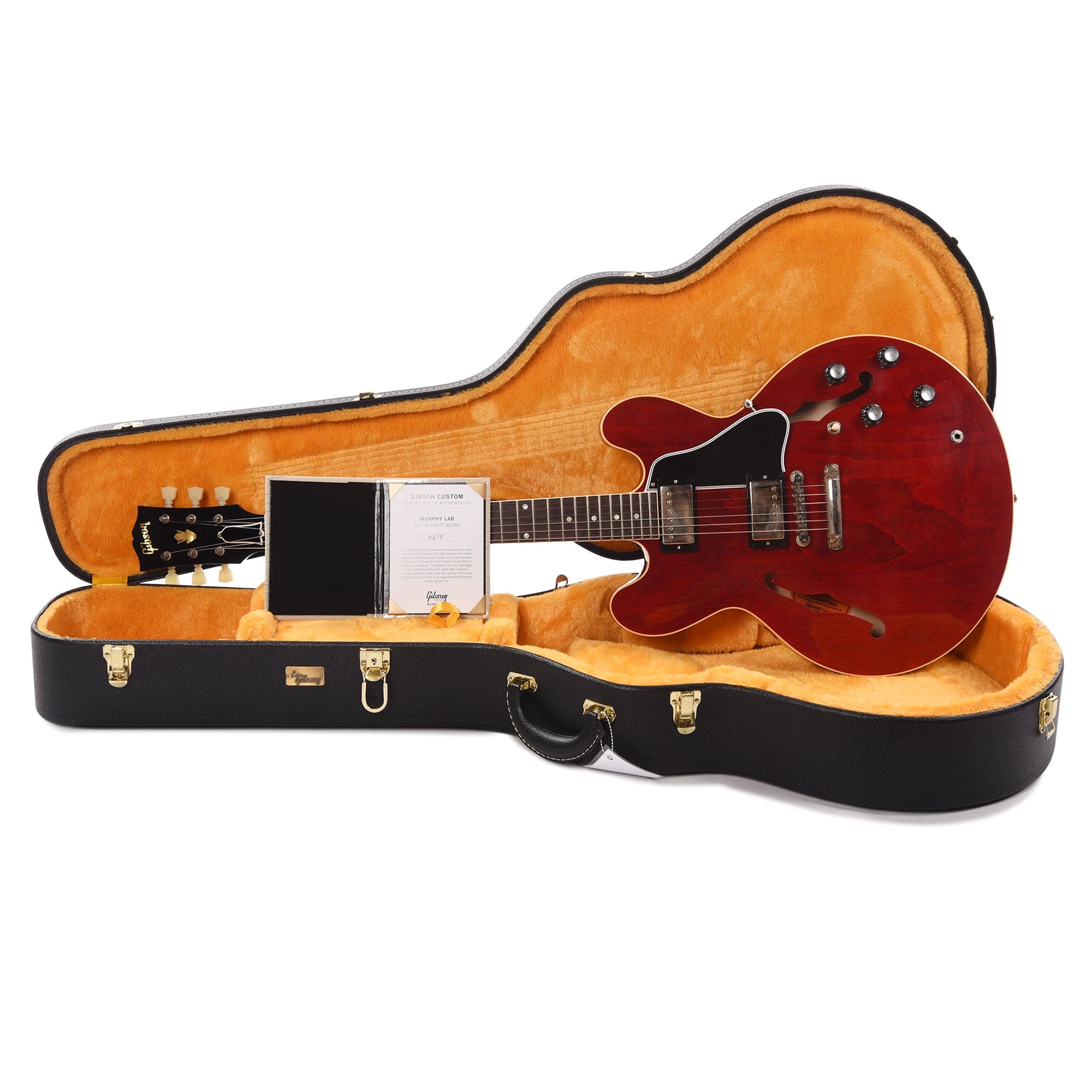Gibson Custom Shop Murphy Lab 1961 ES-335 Reissue 60s Cherry Ultra Light Aged Electric Guitars / Semi-Hollow