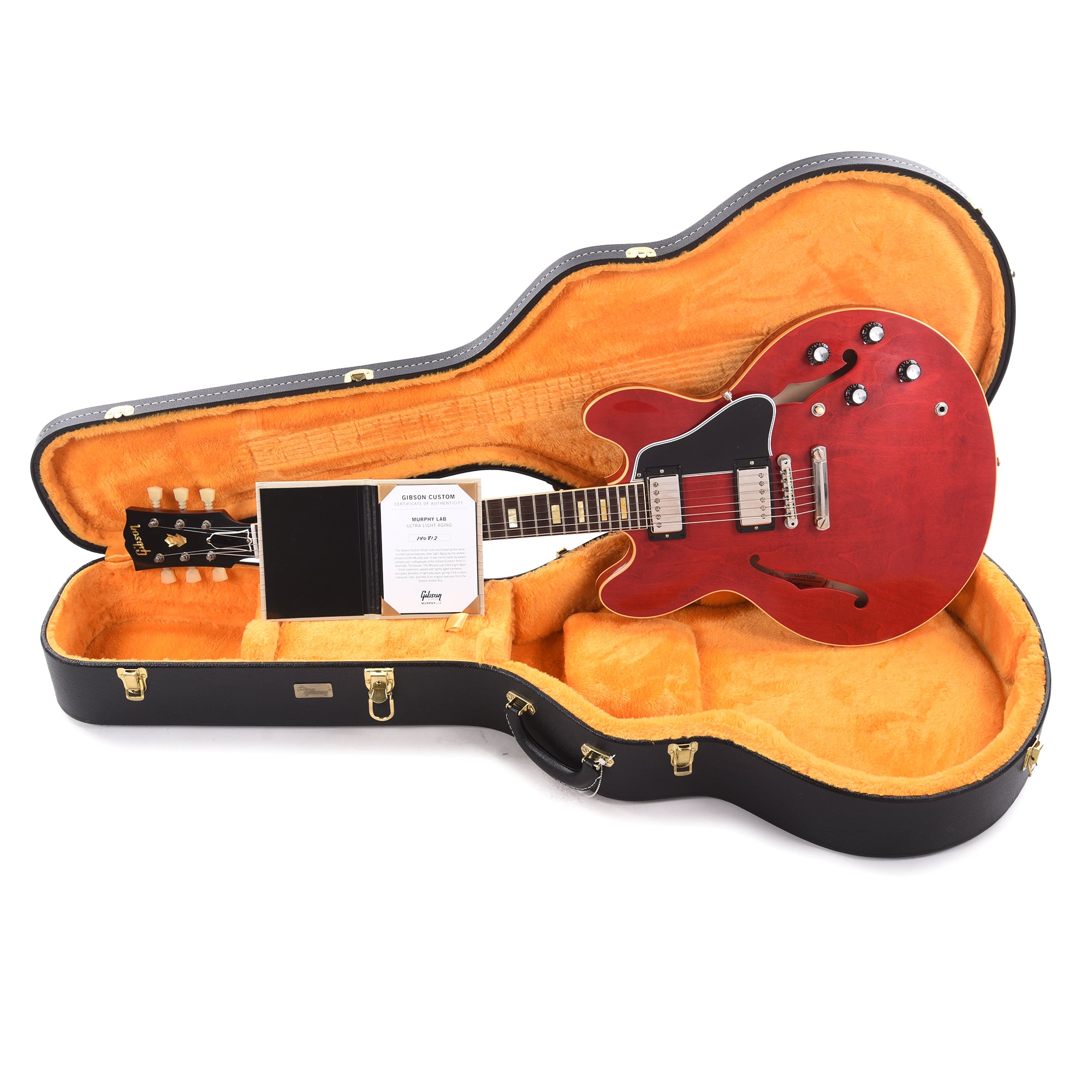Gibson Custom Shop Murphy Lab 1964 ES-335 Reissue '60s Cherry Ultra Light Aged Electric Guitars / Semi-Hollow