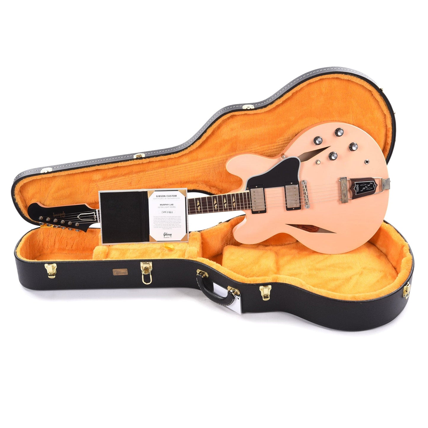 Gibson Custom Shop Murphy Lab 1964 Trini Lopez Reissue "CME Spec" Antique Shell Pink Ultra Light Aged Electric Guitars / Semi-Hollow