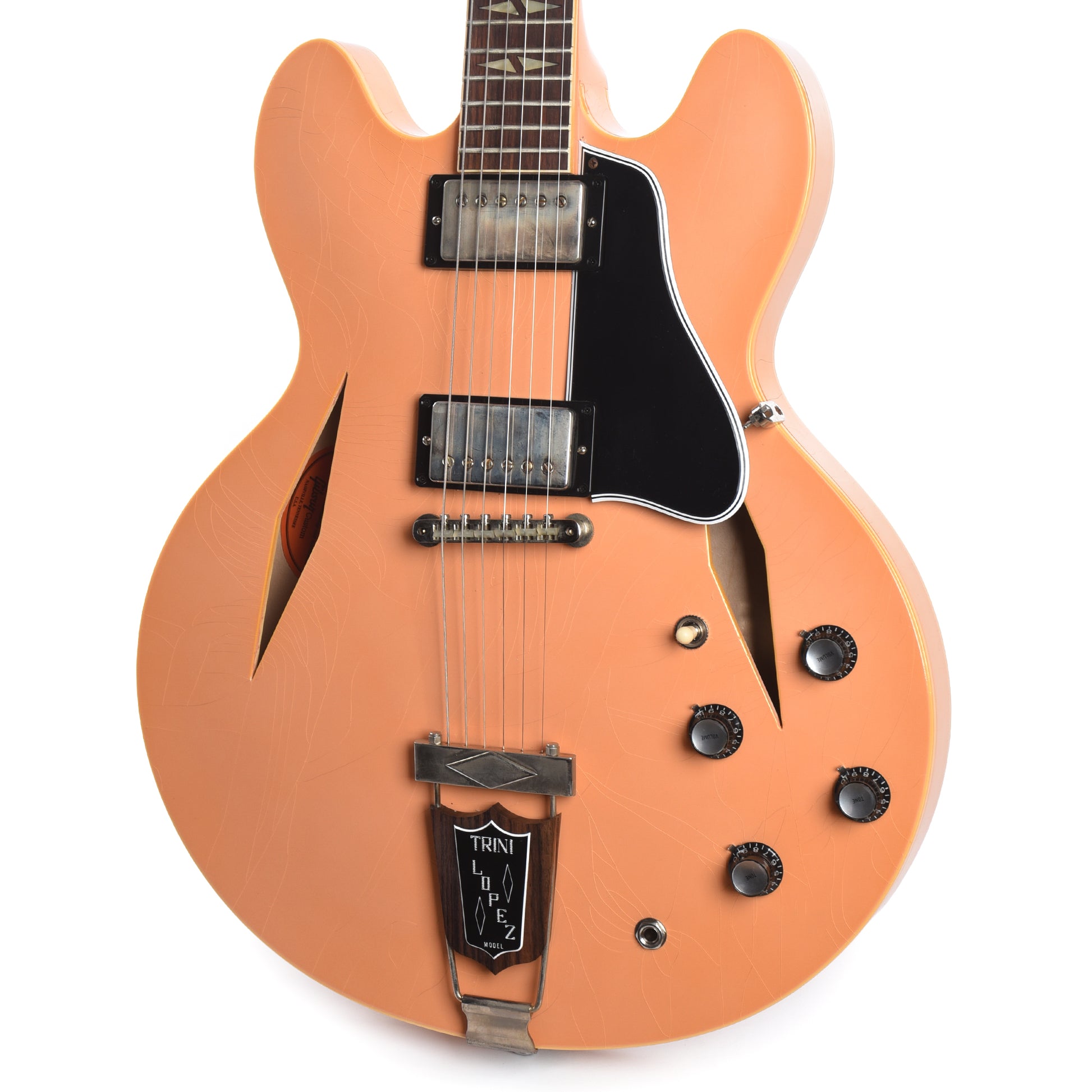 Gibson Custom Shop Murphy Lab 1964 Trini Lopez Reissue "CME Spec" Heavy Antique Shell Pink Ultra Light Aged Electric Guitars / Semi-Hollow