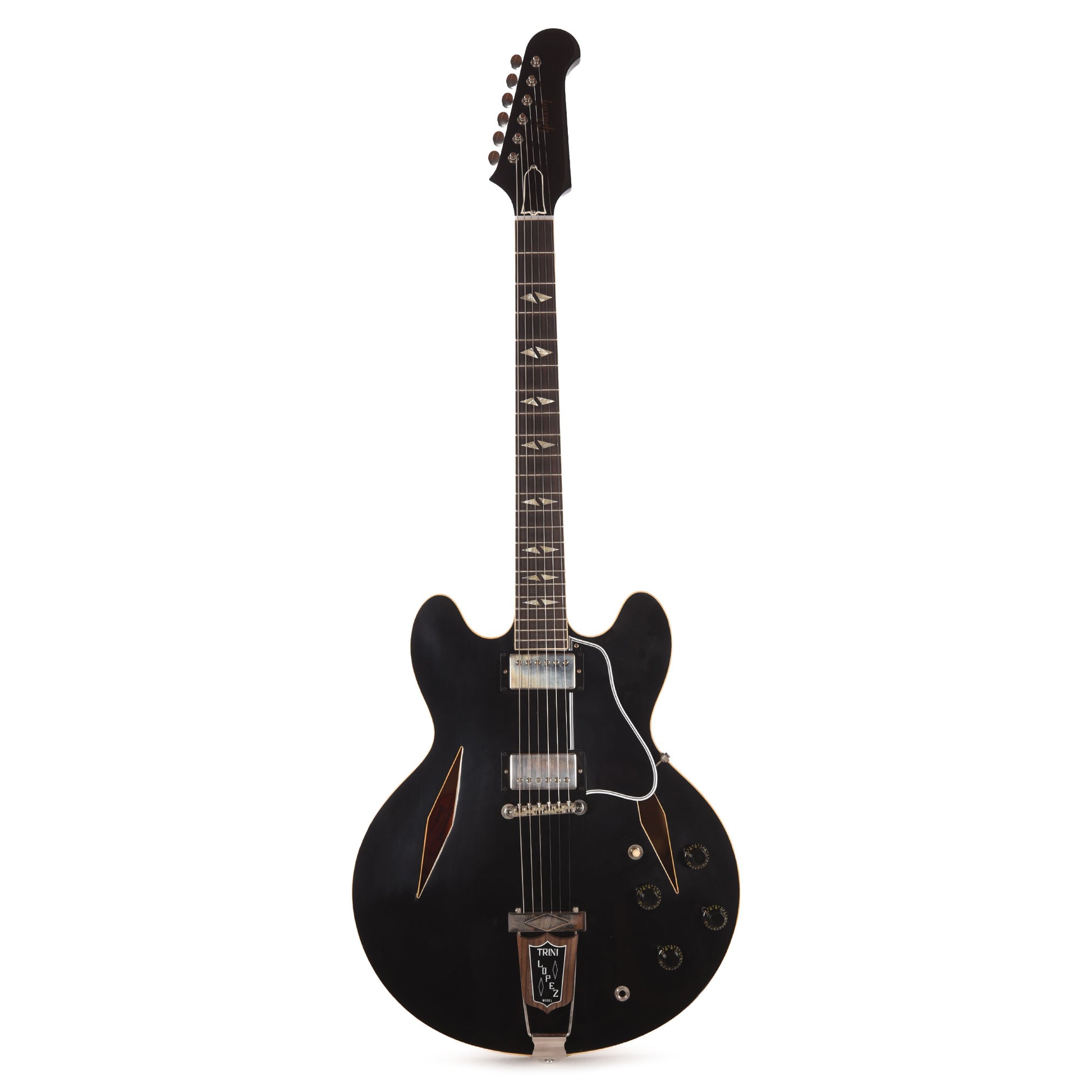Gibson Custom Shop Murphy Lab 1964 Trini Lopez Standard Reissue Ebony Ultra Light Aged Electric Guitars / Semi-Hollow