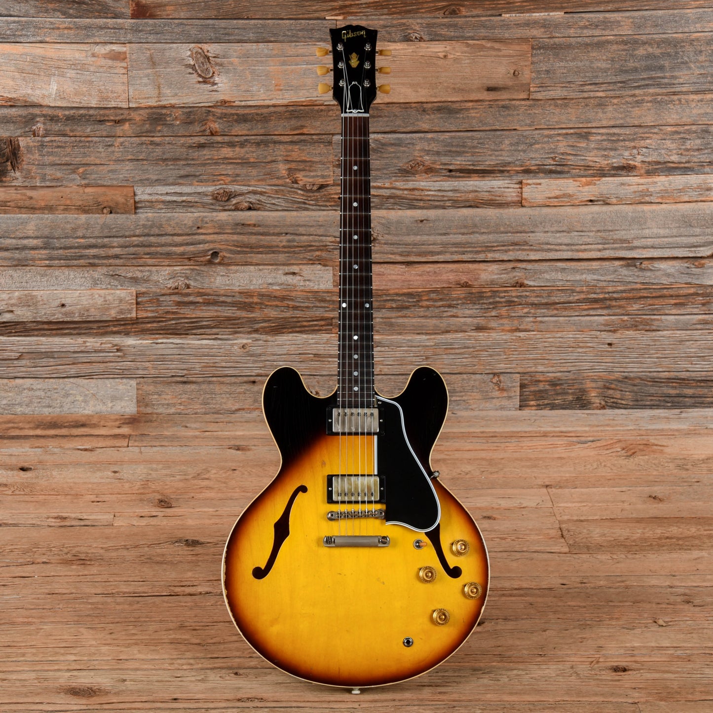 Gibson Custom Shop Murphy Lab '58 ES-335 Reissue Heavy Aged Faded Tobacco Burst 2024 Electric Guitars / Semi-Hollow