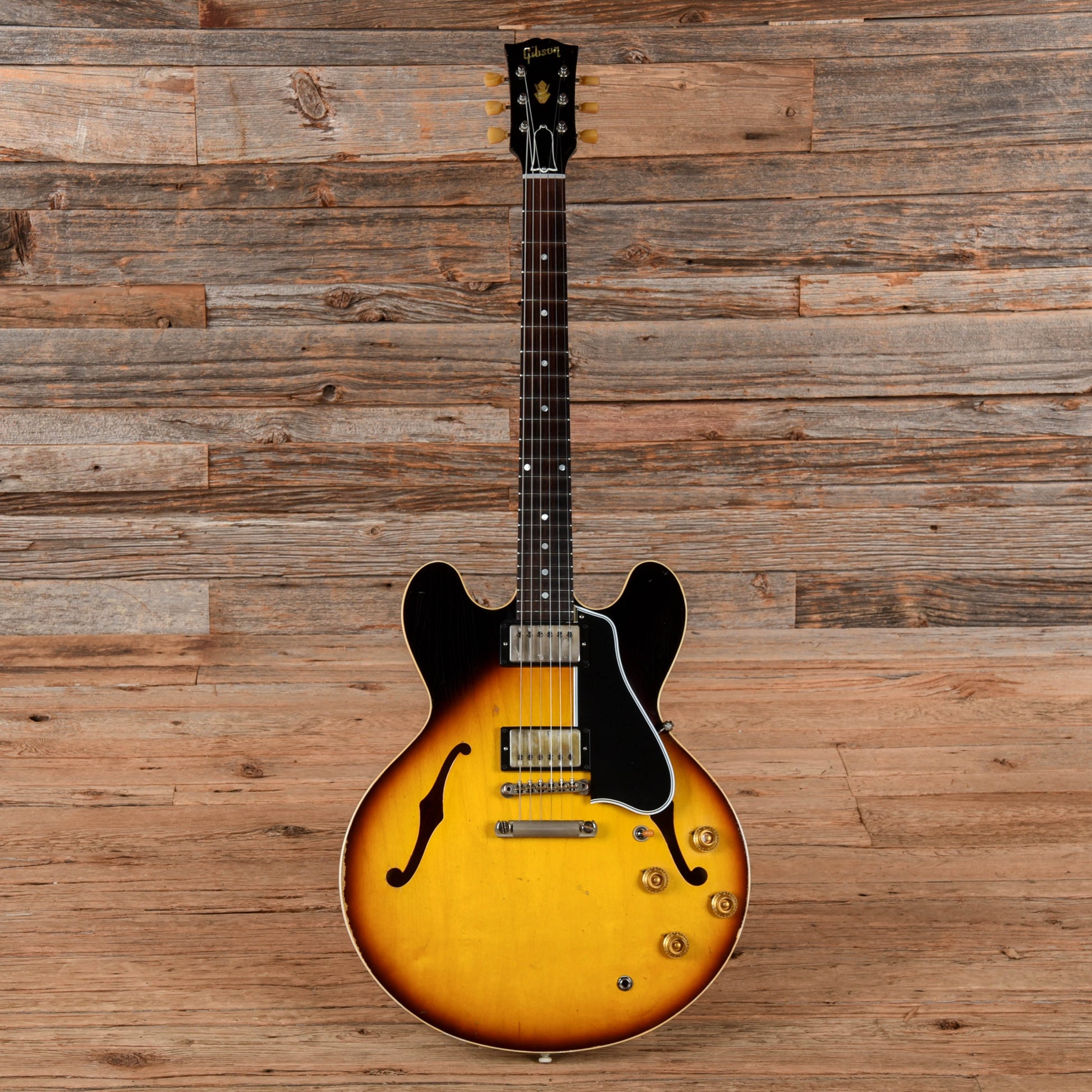 Gibson Custom Shop Murphy Lab '58 ES-335 Reissue Heavy Aged Faded Tobacco Burst 2024 Electric Guitars / Semi-Hollow