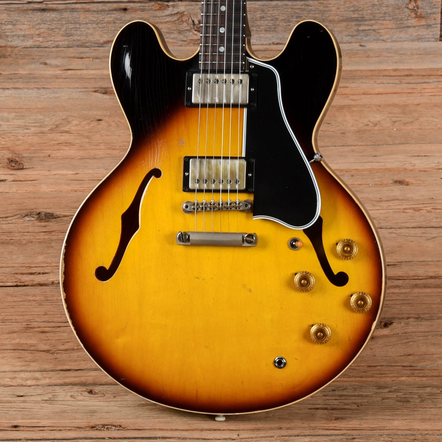 Gibson Custom Shop Murphy Lab '58 ES-335 Reissue Heavy Aged Faded Tobacco Burst 2024 Electric Guitars / Semi-Hollow