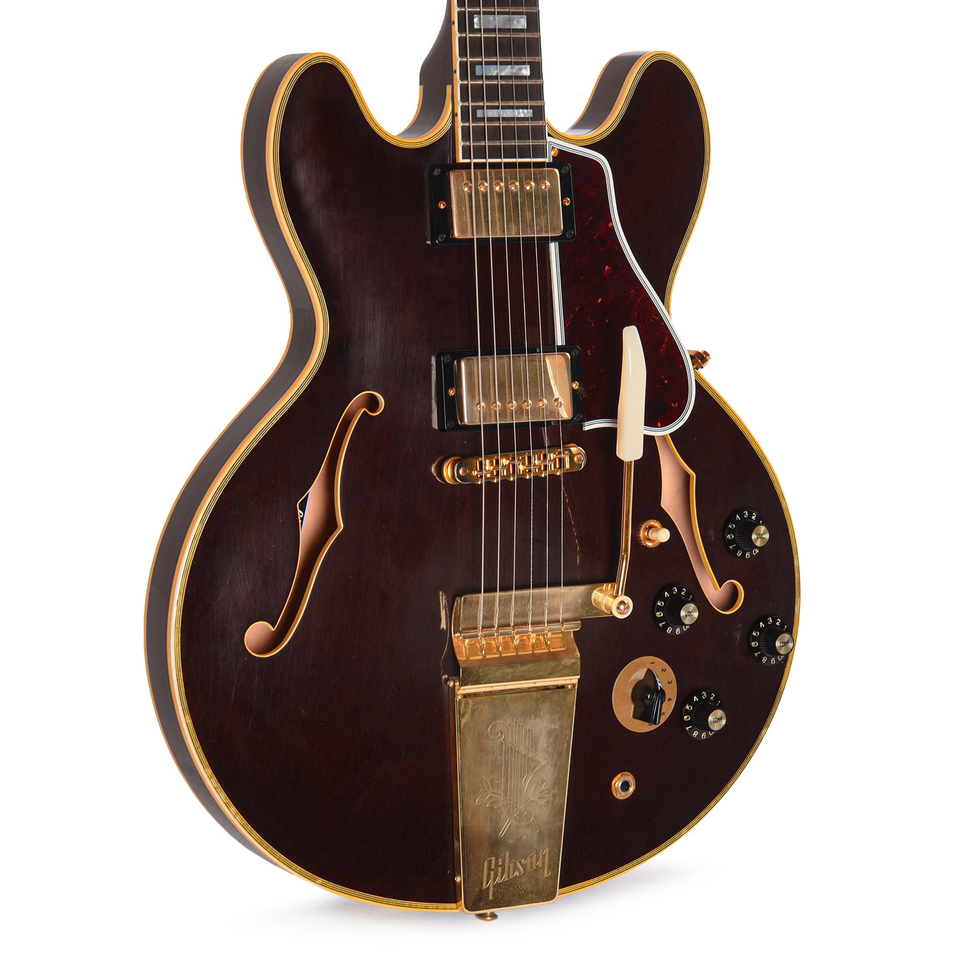Gibson Custom Shop NAMM 2026 B.B. King "Rumble in the Jungle" 1974 ES-355 Prototype #2 Walnut Murphy Lab Light Aged Electric Guitars / Semi-Hollow