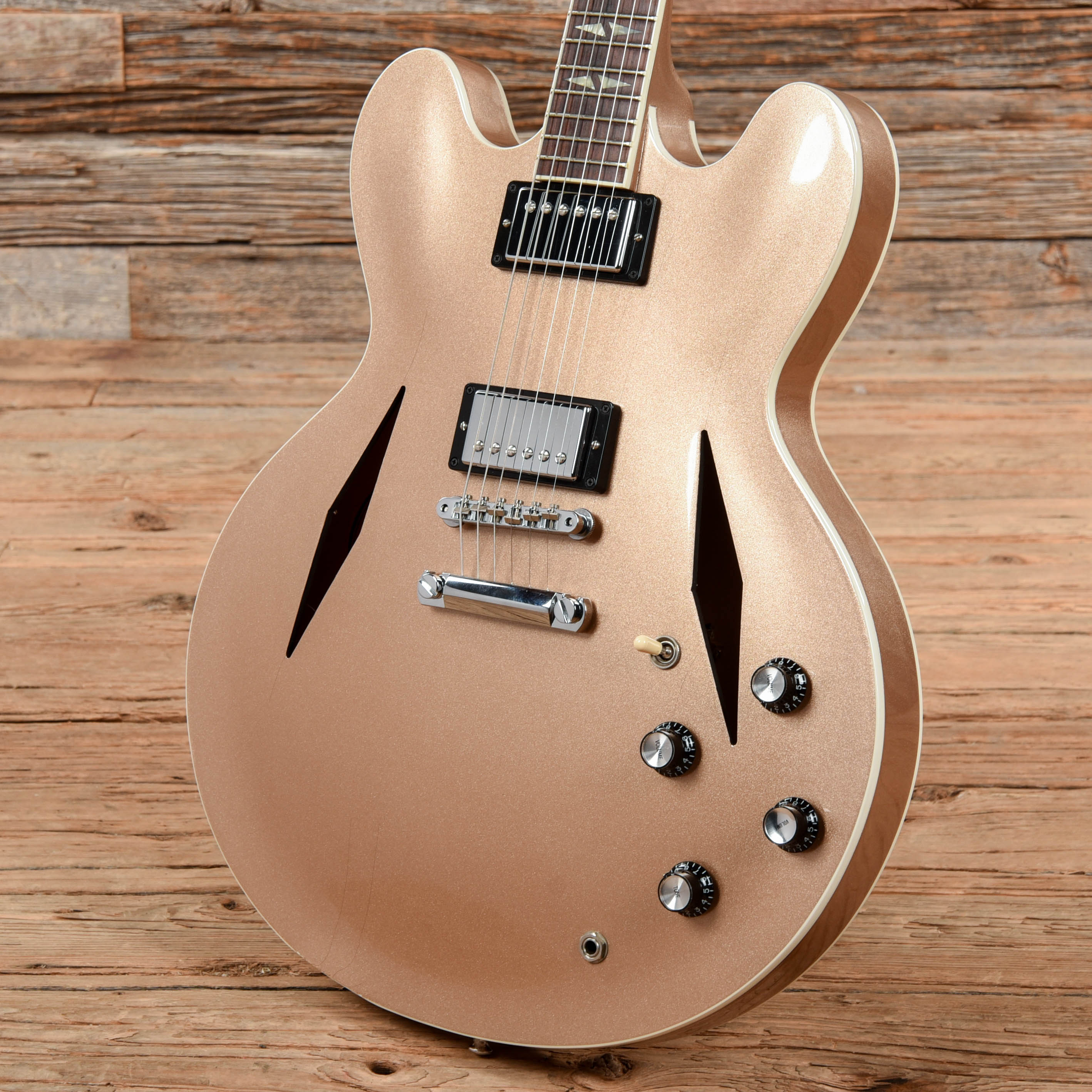 Gibson Dave Grohl DG-335 Metallic Gold 2014 Electric Guitars / Semi-Hollow
