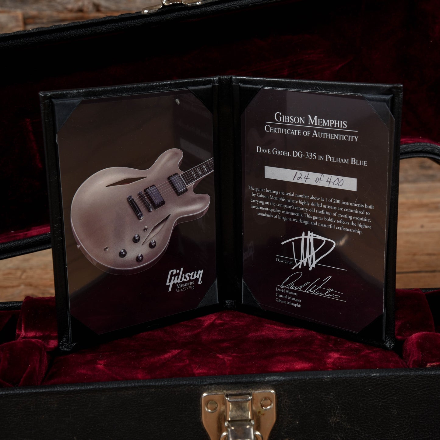 Gibson Dave Grohl DG-335 Metallic Gold 2014 Electric Guitars / Semi-Hollow