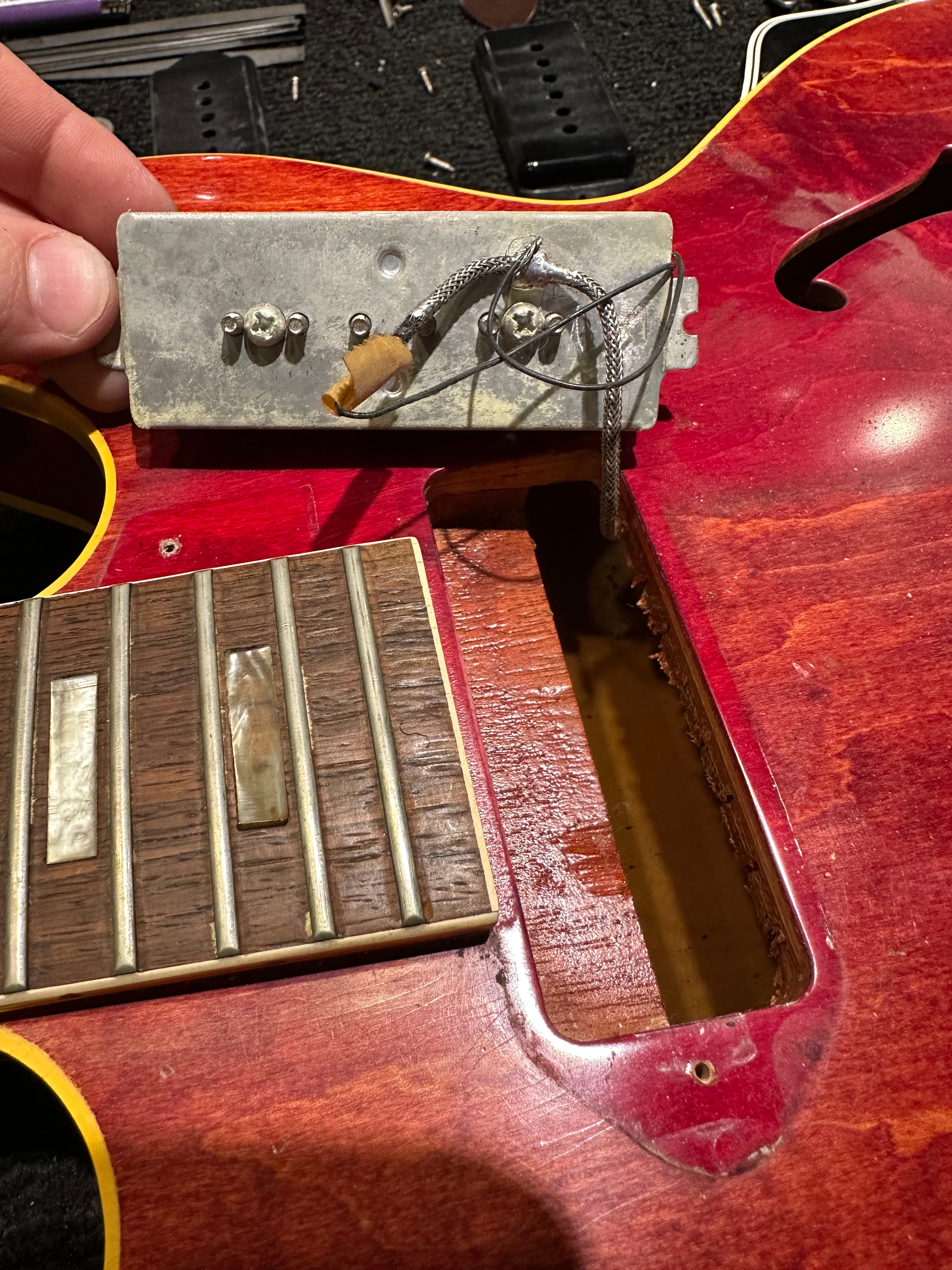 Gibson ES-330 Cherry 1962 Electric Guitars / Semi-Hollow