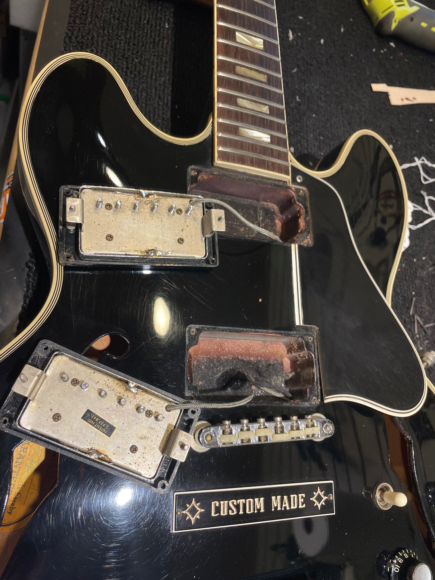 Gibson ES-335 Black 1964 Electric Guitars / Semi-Hollow