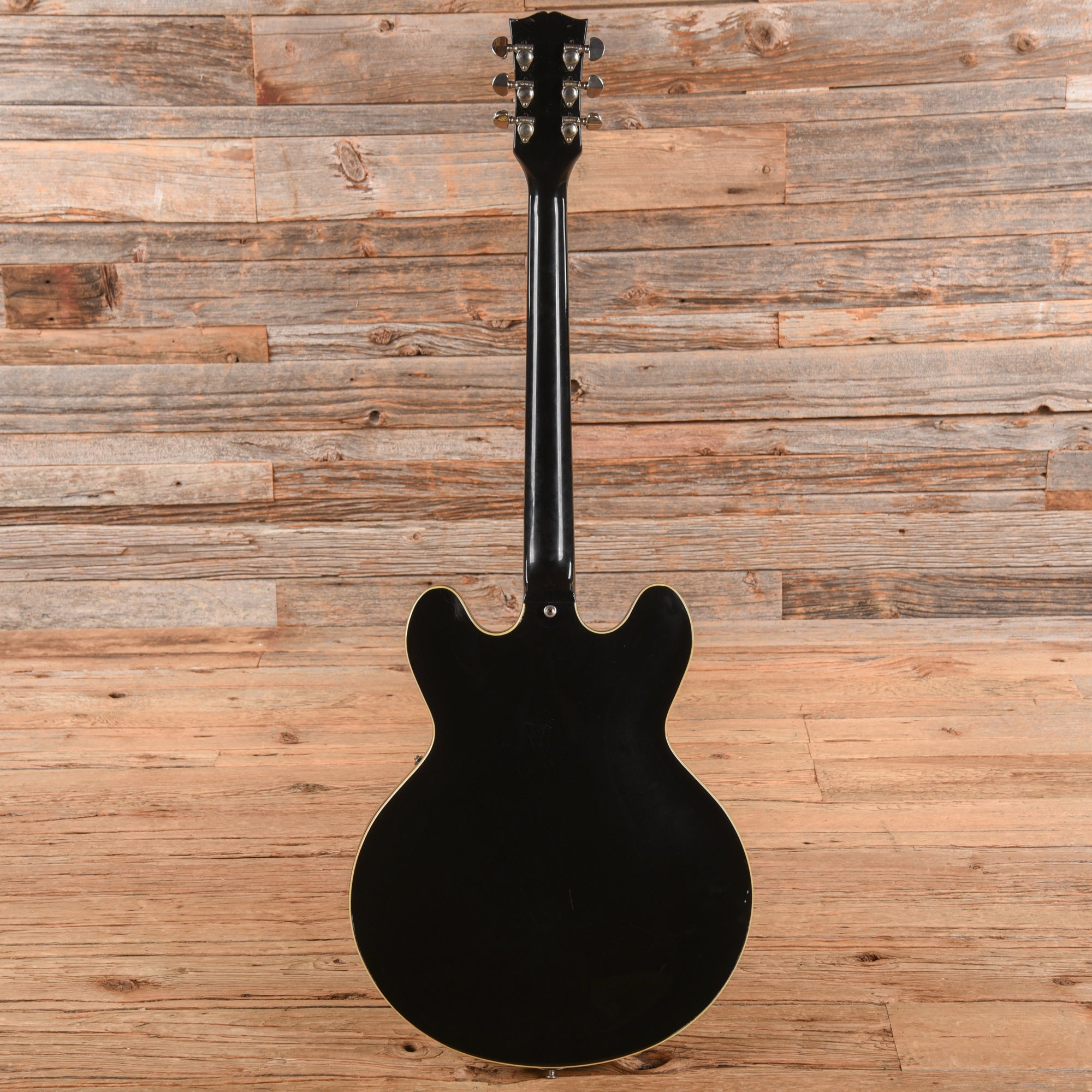 Gibson ES-335 Black 1975 Electric Guitars / Semi-Hollow