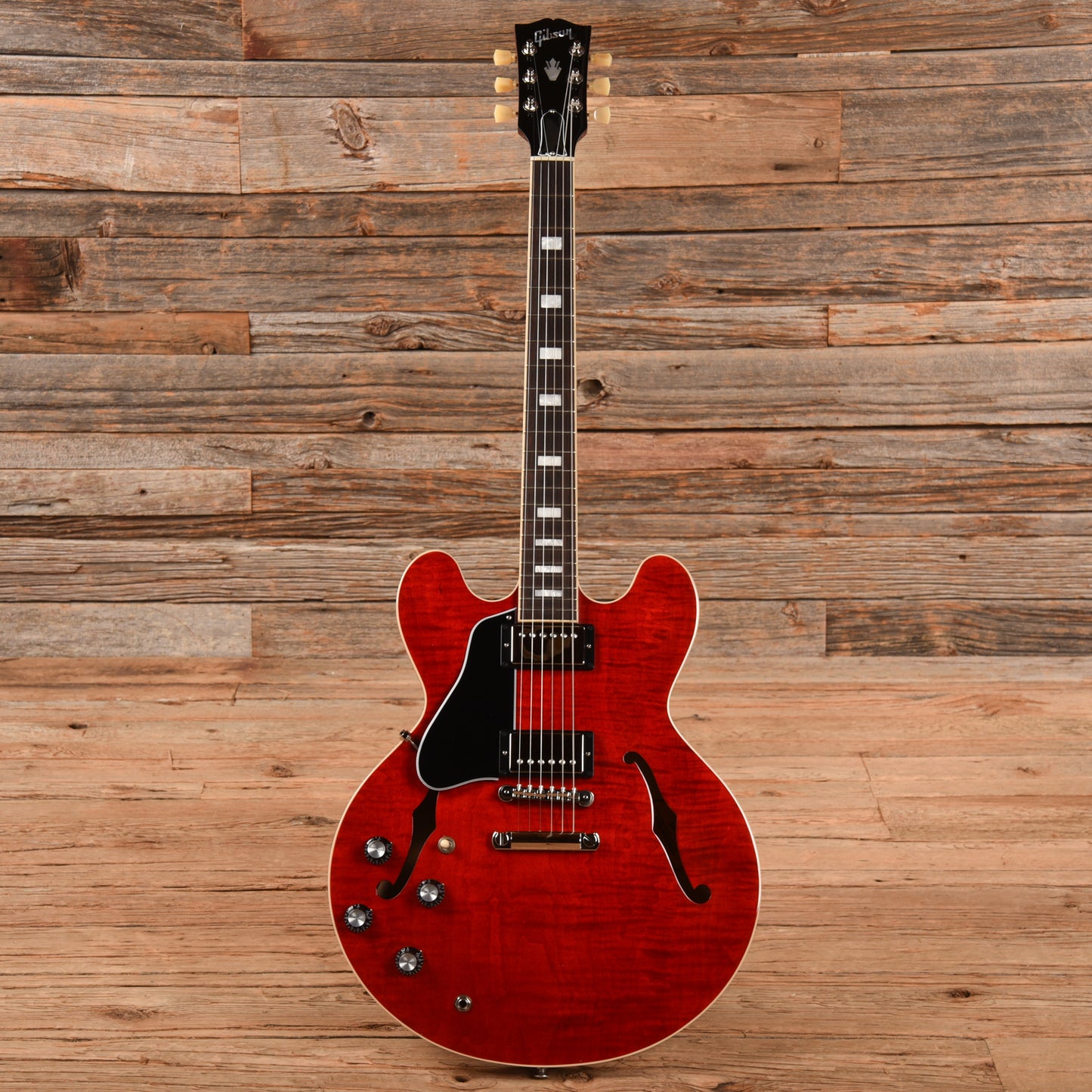 Gibson ES-335 Block Figured Cherry 2022 LEFTY Electric Guitars / Semi-Hollow