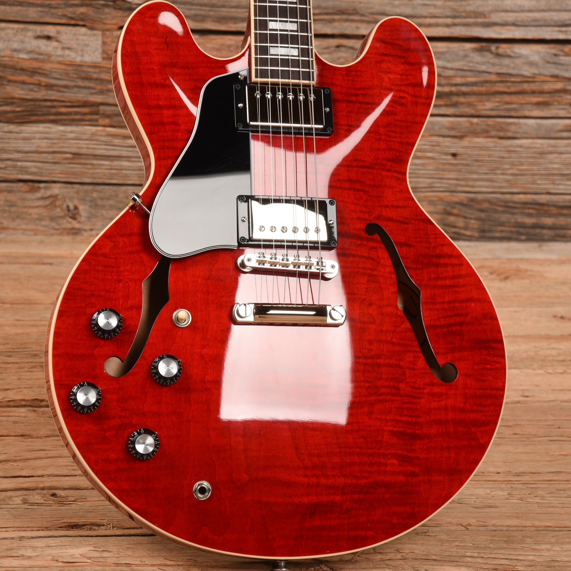 Gibson ES-335 Block Figured Cherry 2022 LEFTY Electric Guitars / Semi-Hollow