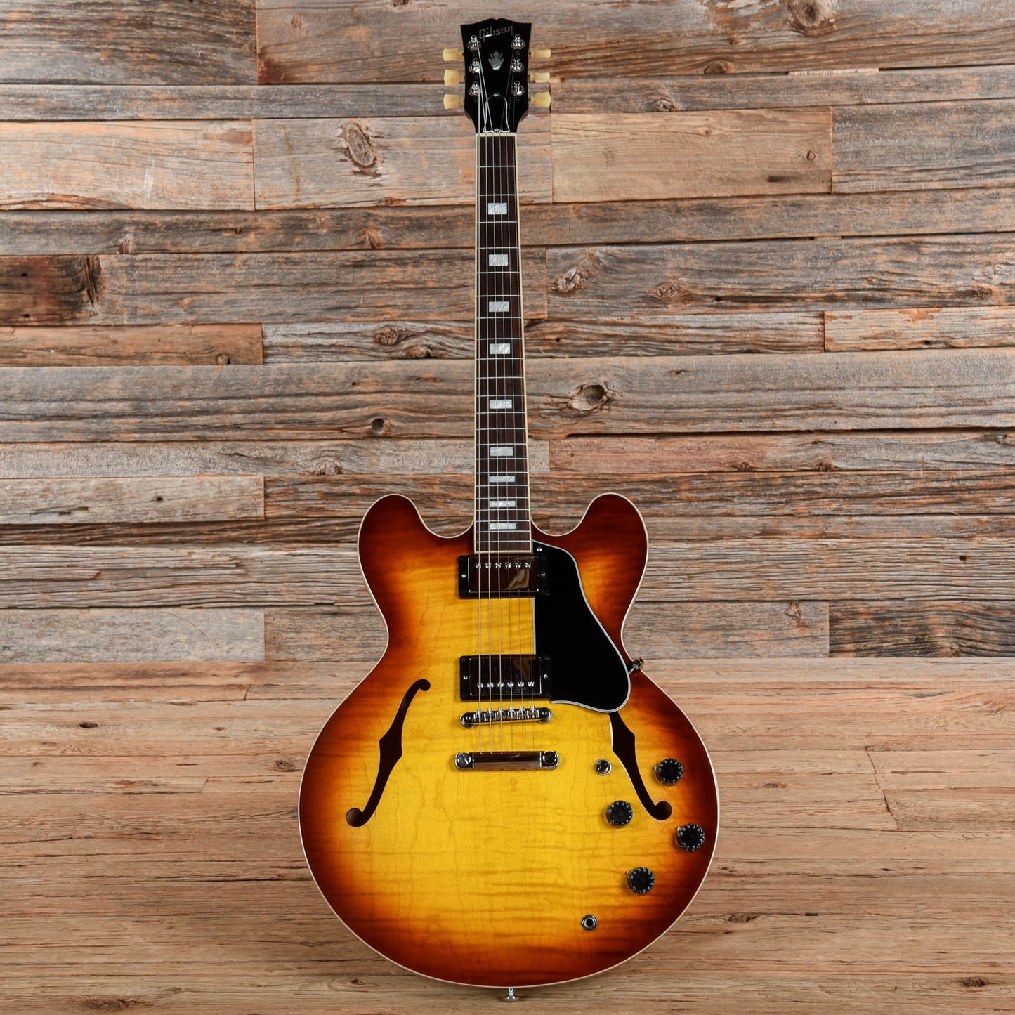 Gibson ES-335 Block Figured Tea Burst 2021 Electric Guitars / Semi-Hollow