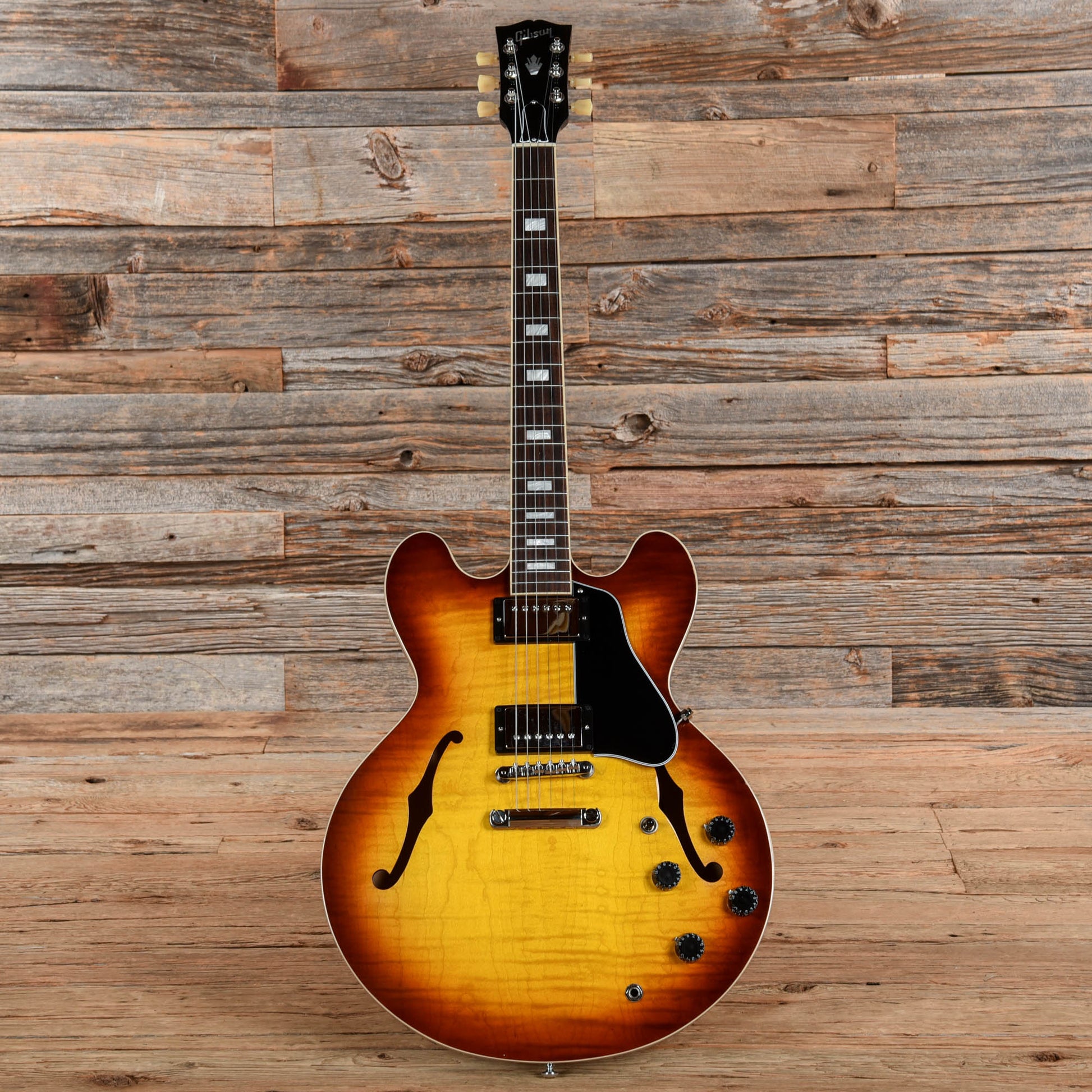 Gibson ES-335 Block Figured Tea Burst 2021 Electric Guitars / Semi-Hollow